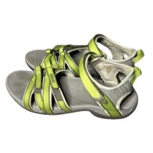Teva Tirra Sandals Bright Green Hiking Water Outdoor Shoes Size 9